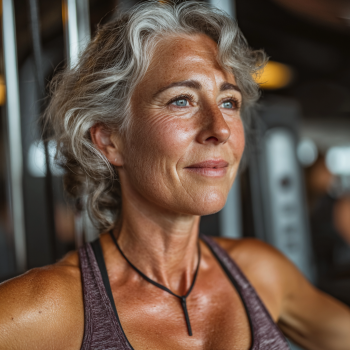 Активні люди зрілого віку займаються фітнесом